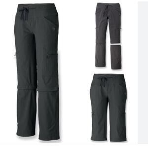 Mountain Hardwear Women's Black Yuma Convertible Pant size 14
